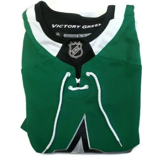 Official Dallas Stars Youth Size L/XL Tyler Seguin NHL Victory Green Home Jersey - Picture 9 of 9